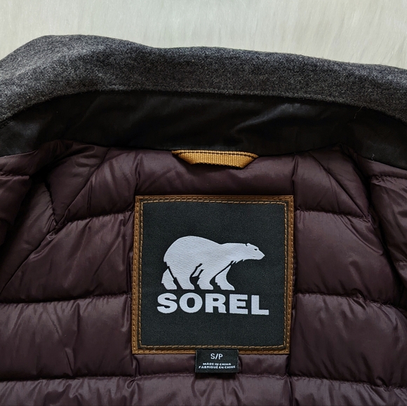Sorel Aylwin Wool & Goose Down Winter Coat | Small - Picture 2 of 16